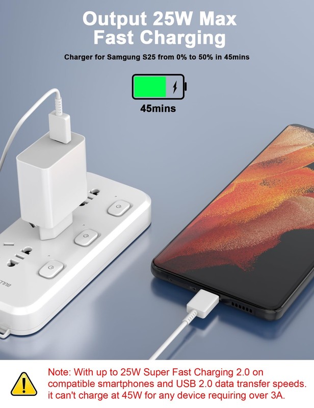 1M 1Pack for USB C to C Charging Cable,3A 25W 3FT Type C Fast Charger Data Co... gallery
