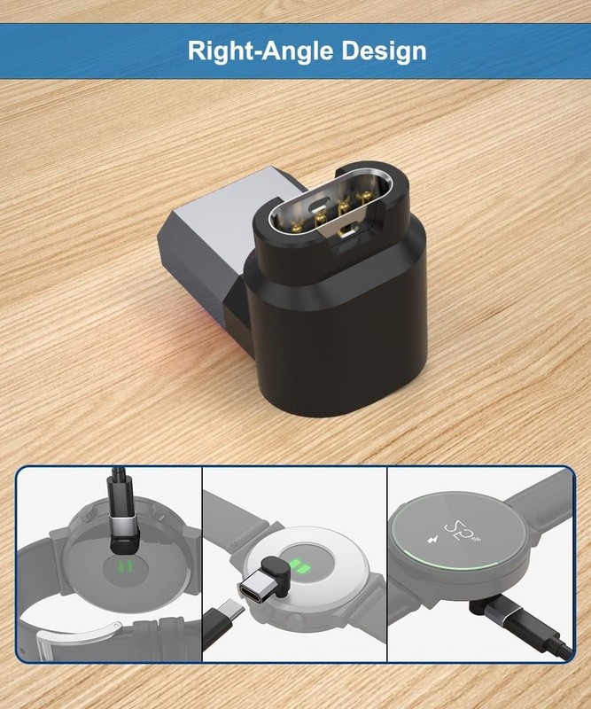 Versatile USB C Charger Adapter Set for Garmin Fenix 8, Forerunner, Venu Series gallery