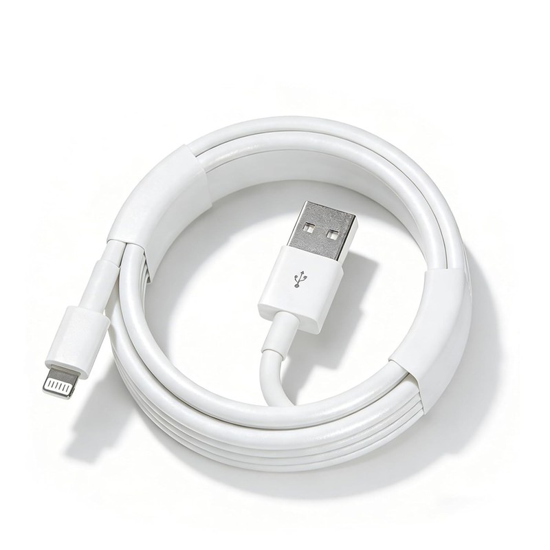 MFi Certified] 3.3FT Short USB A to Lightning Cable USB Cord Car Carplay Cable