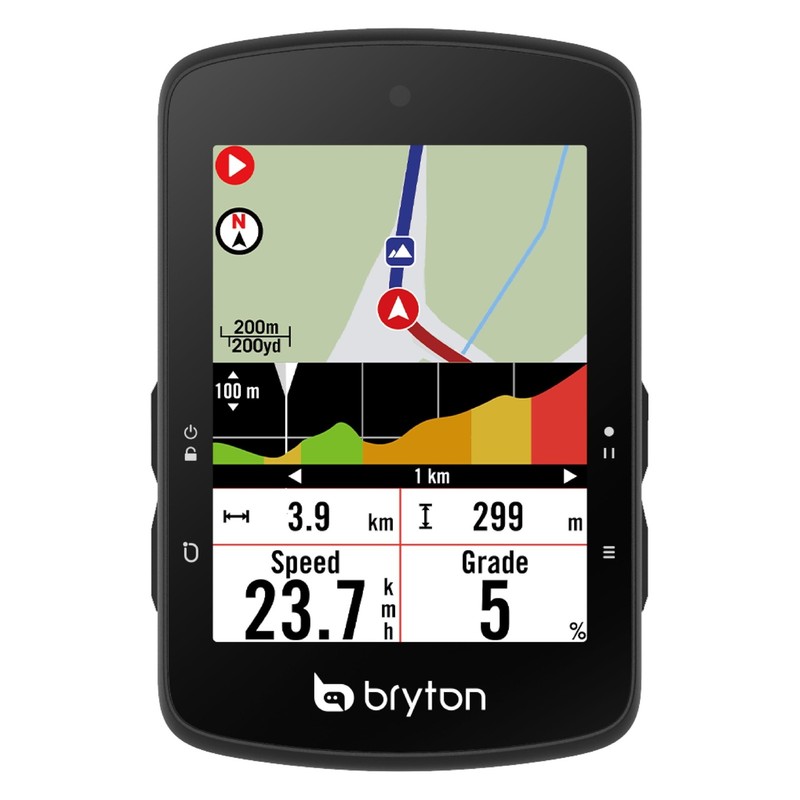 Bryton Rider S510 2.8 Inch Color LCD Touchscreen GPS Bike/Cycling Computer, O...