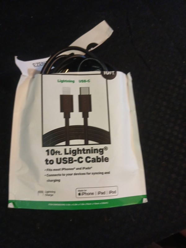 TopTech 10ft compatible to Apple devices USB-C Charging & Data Sync Cable