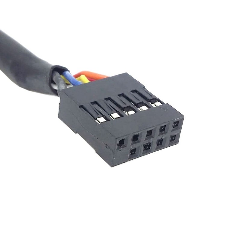 chenyang USB 2.0 Front Panel Header 9/10Pin 1 Male to 2 USB 2.0 Female Y Spli... gallery