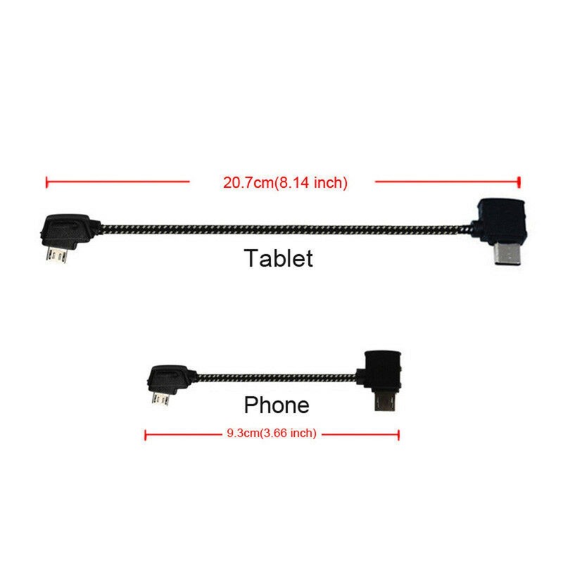 Type-C Micro USB Date Cable Tablet Phone For DJI Mavic Pro/Mini/Pro2/Air Drone B gallery
