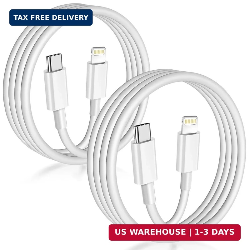 USB C to Lightning Cable [Apple MFi Certified] 2Pack 6FT iPhone Fast Charger Cab