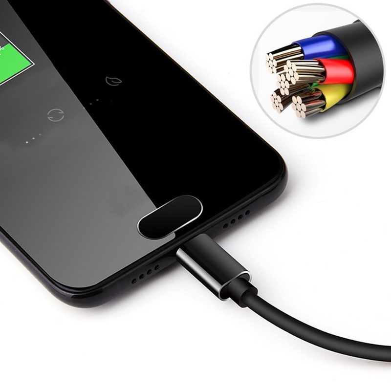 2 In 1 Type C To 3.5mm Headphone Adapter Audio Charger Black gallery