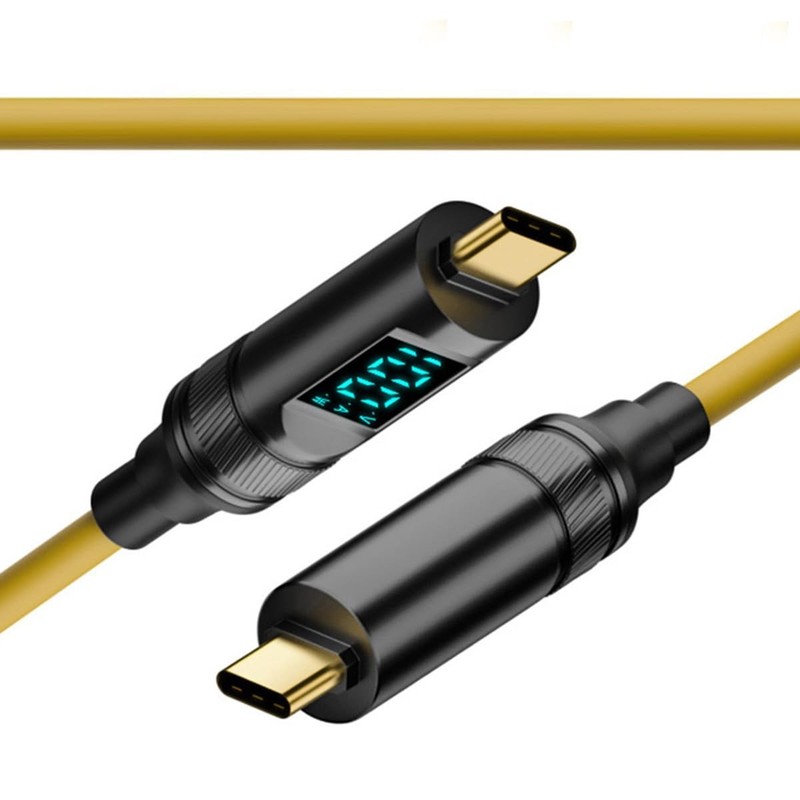 Smart LED Display USB-C USB4 Cable 20Gbps Data 100W Power 8K Video Compatible…