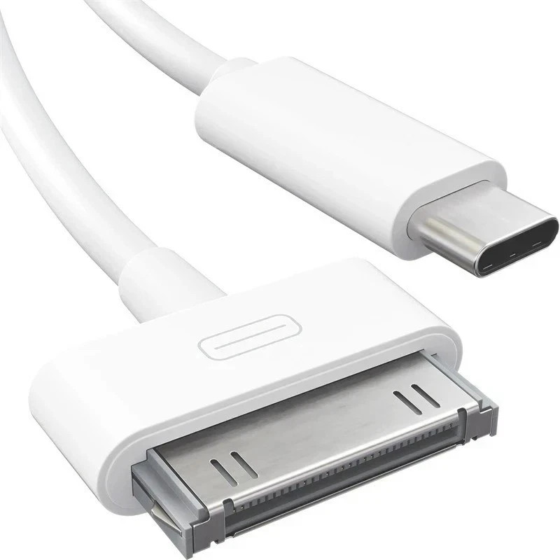 30-Pin to USB C Adapter Cable for Iphone, Ipad, Ipod 3Ft (Next-Generation Data