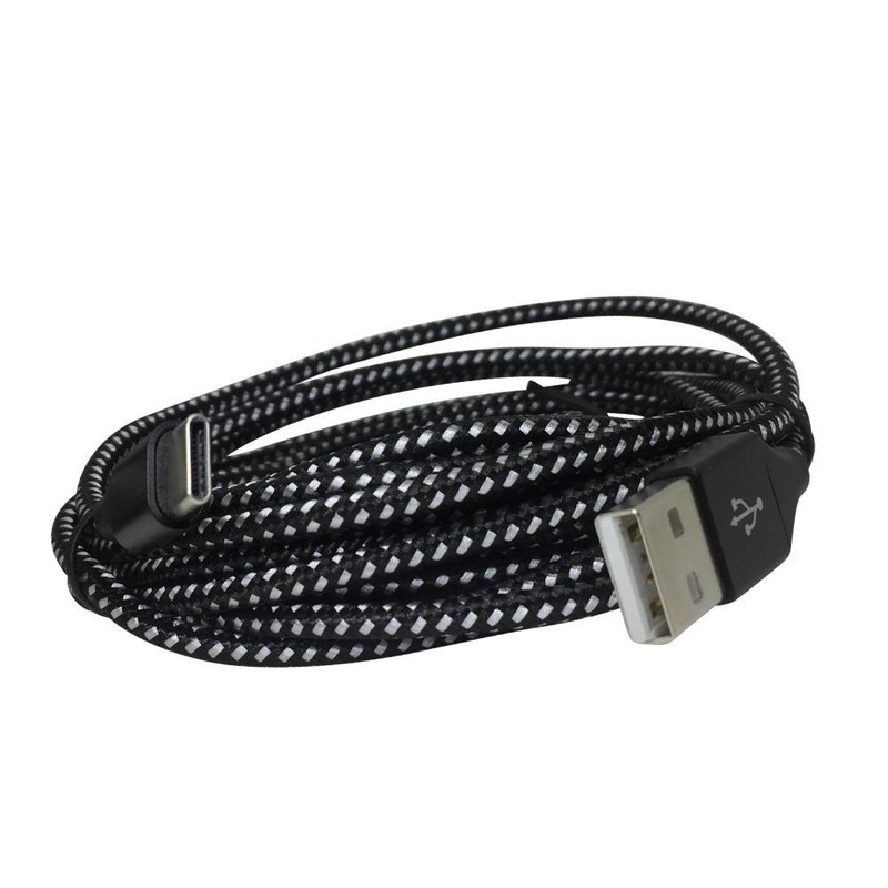 5Pack Fast Charger Block Braided USB C Charging Cord 10Ft For Samsung LG Android