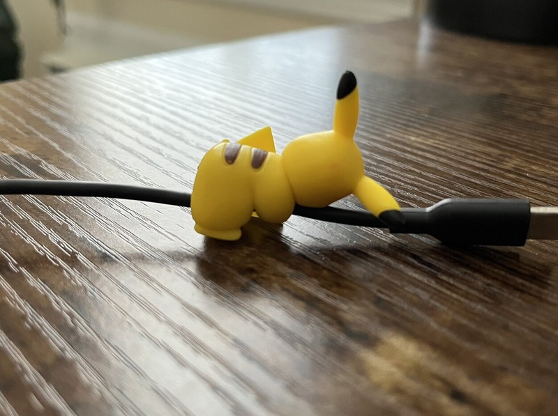 Pokemon Pikachu USB Phone/Laptop Charger Cable Protector Anti-Breaking Cover gallery