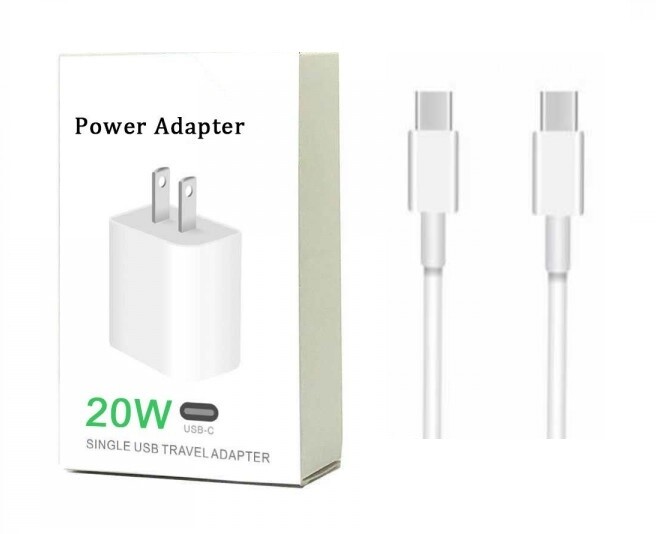 20W Fast Wall+Type C-C Cable For Samsung Galaxy A03s/A12/A32/A42/A52/A72 5G