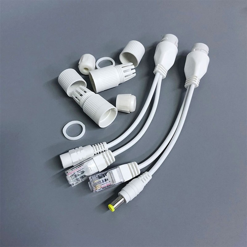 Power Over Ethernet Waterproof Ethernet Cable 170mm Cable Length Outdoor Use