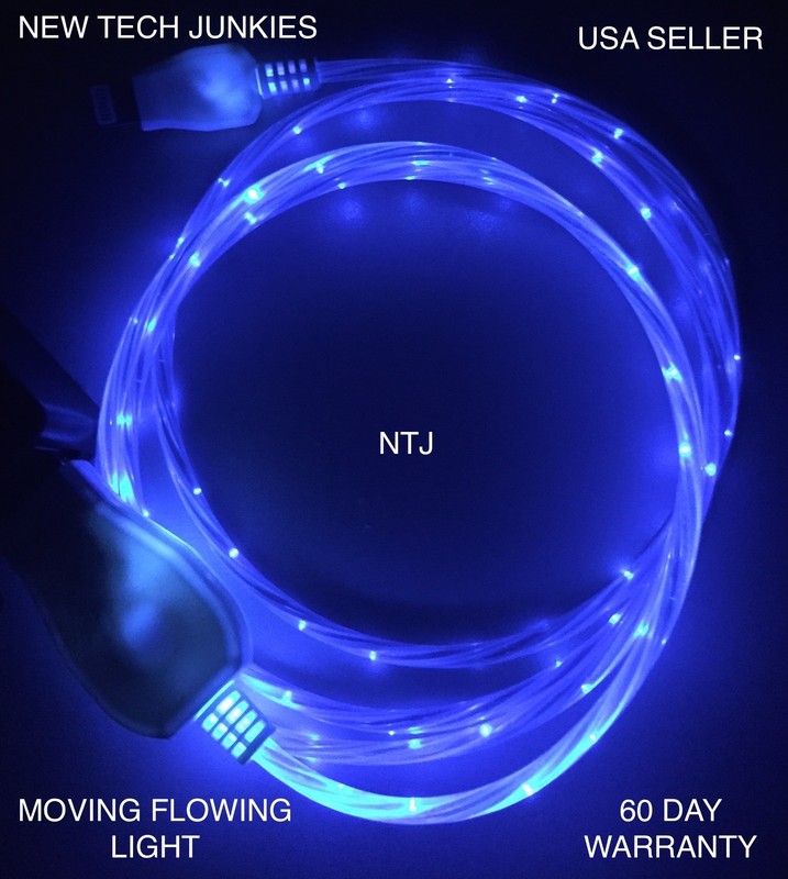 FLOW LED Light (3ft) el USB data sync charger cable FOR iPhone 6 5s 5c plus gallery
