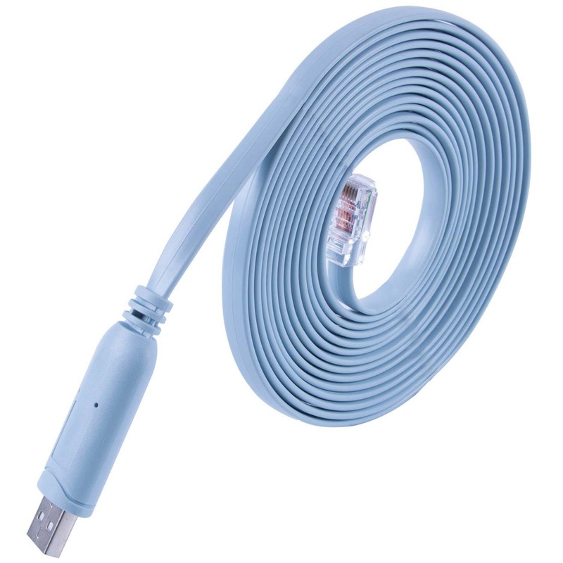 12FT Network Equipment Console Cable Compatible with Cisco/Juniper/NETGEAR/Ub...