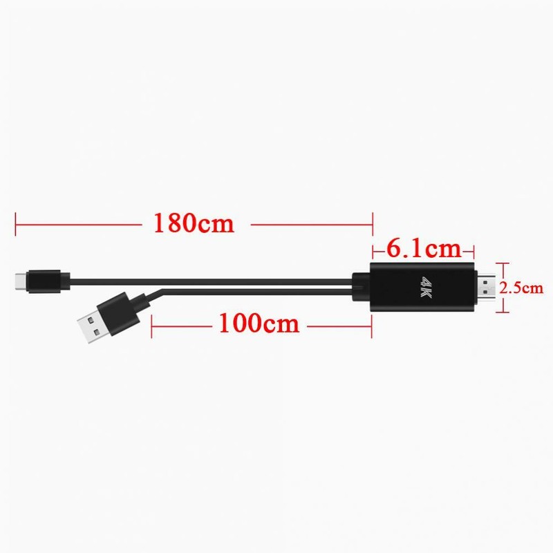 For Samsung Galaxy S22 Plus Ultra USB-C TO 4K HDMl ADAPTER AV CABLE TV VIDEO HUB gallery