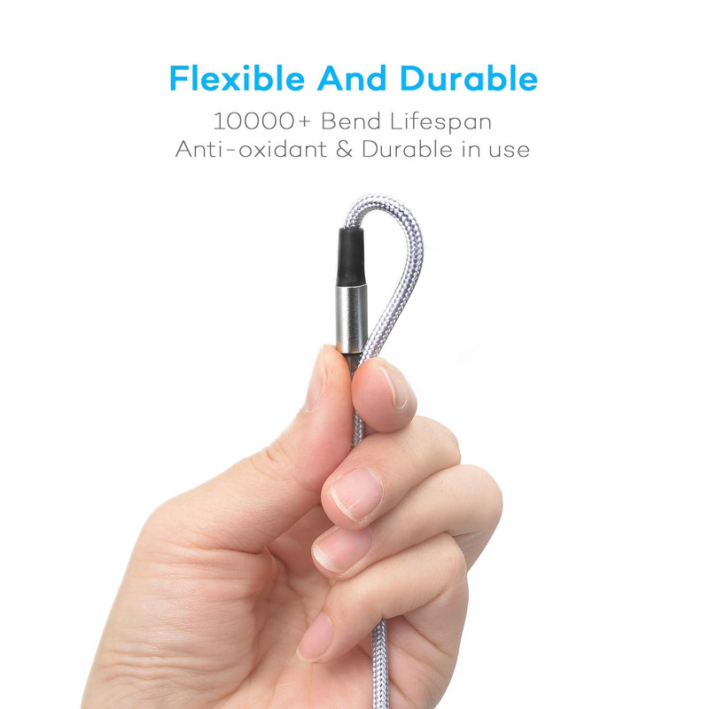Multi Charging Cable, USB Cable 3A 4FT Nylon Braided Universal 4In1 Charger Adap gallery