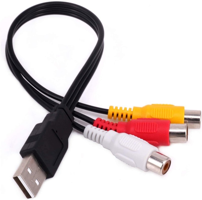 Multi-Use USB to RCA Cable for Capturing Quality Audio & Video from Devices gallery