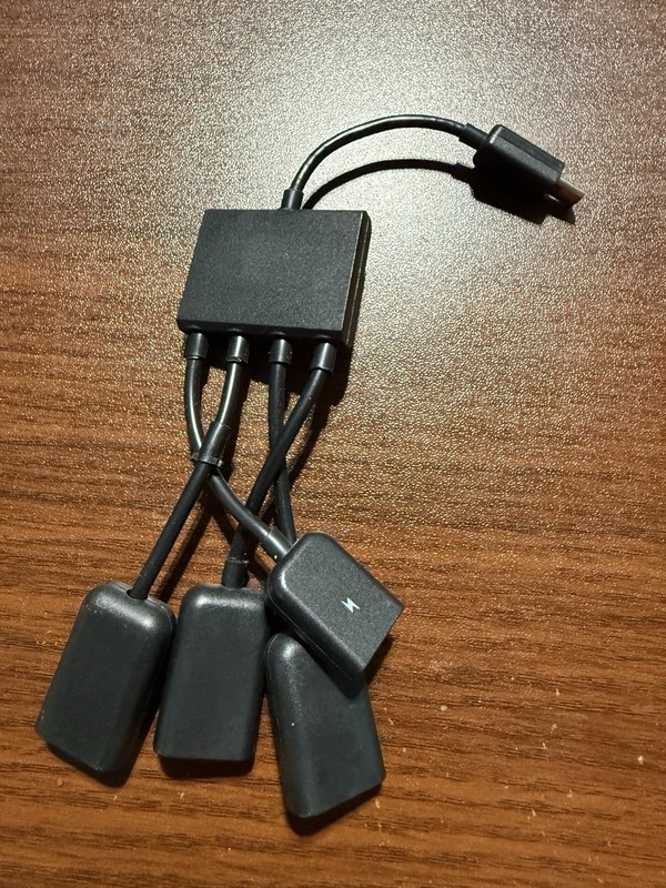 4 Port Micro USB Power Charging OTG Hub Cable gallery