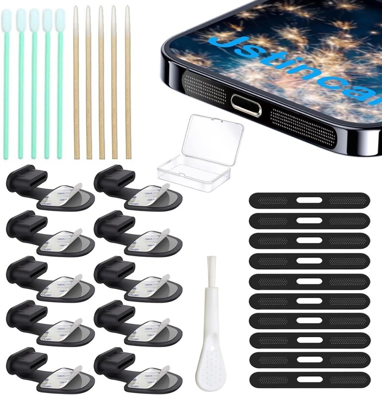 10-Pack USB C Dust Plug Phone Accessories for iPhone 16/16 Plus/16 Pro/16 Pro…