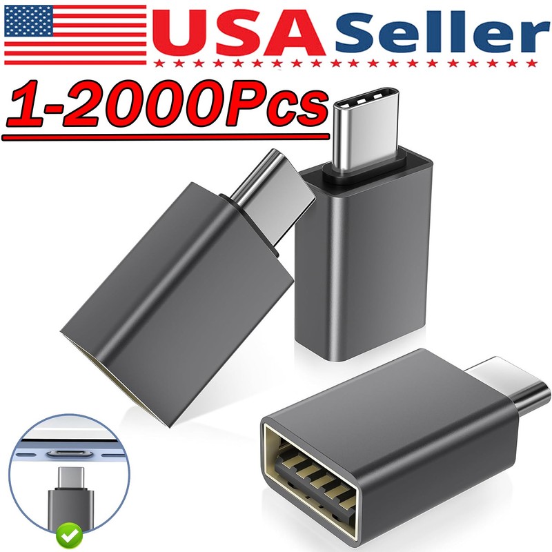 USB-C 3.1 Male to USB A Female Adapter Converter OTG Type C Android Phone Lot