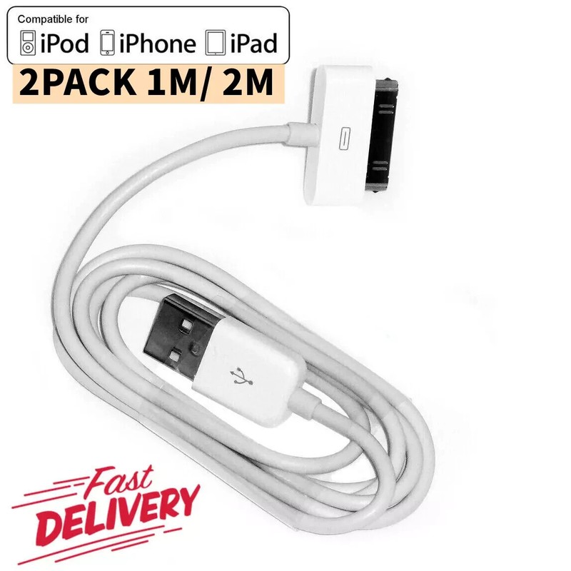 USB Charger Data Cable for Apple iPhone iPod Nano 1st 2nd Gen 2G 3G 3GS 4 4G 4S