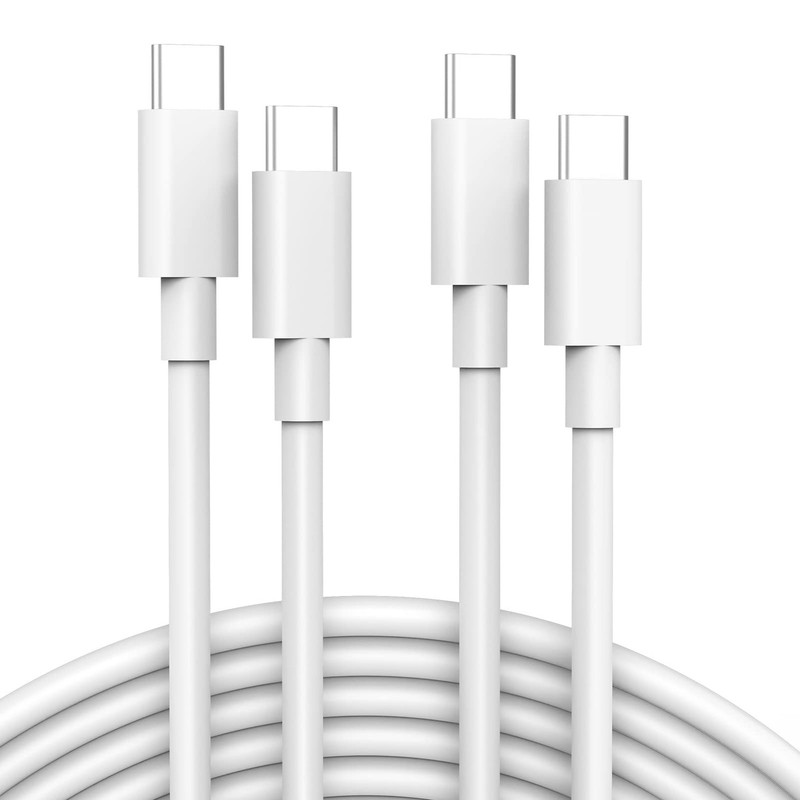 USB C to USB C Cable 2Pack, 6.6ft for MacBook Air/Pro Charger, iPad Pro 12.9/…