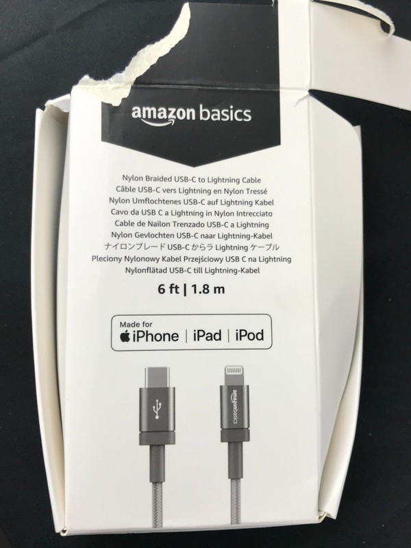 6ft Gray iPhone Charging Cable Fast Charge & Sync Cable gallery