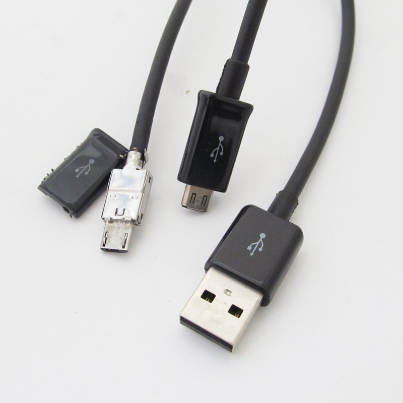 1pc 1M USB2.0 A Male to Micro 5pin Male M/M Charging Data Cable Original Samsung gallery