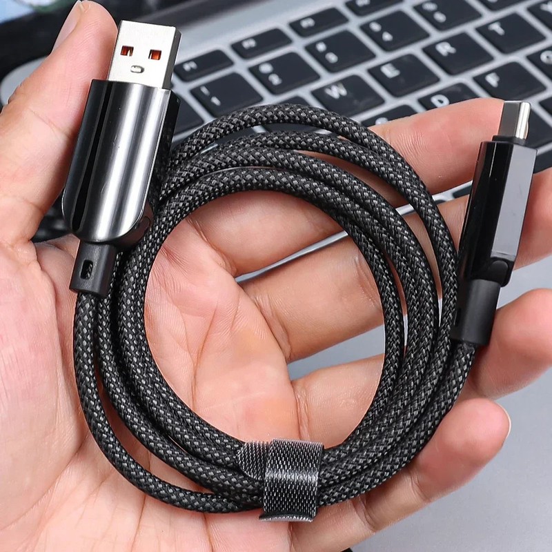 100W LED Digital Display Super Fast Charging USB Type C Cable for Samsung Xiaomi gallery
