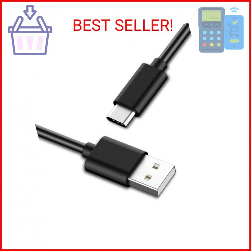 6FT Long USB-C Power Cable Cord Wire for Yootech, Samsung Solarcell TV Remote, P