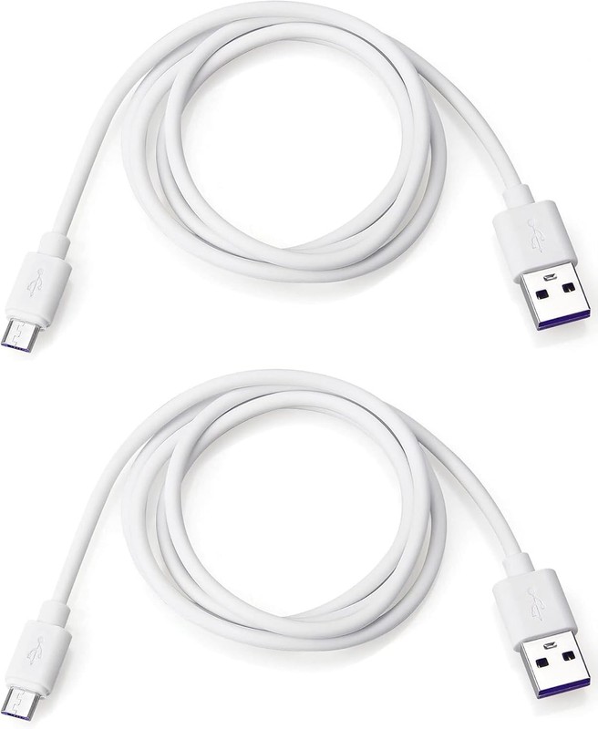 3ft USB to Micro USB Cables - Quick Charging & Data Sync Speeds, White Duo gallery