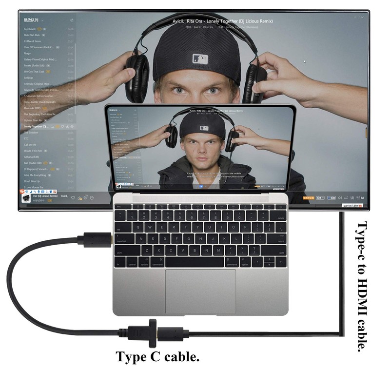 USB Type C Panel Mount Adapter Cable USB-C 3.1 Gen2 Male to USB C Female 0.3M gallery