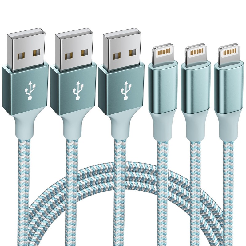 3 Pack 10 FT iPhone Charger Fast Charging Cord MFi Certified Lightning Cable …