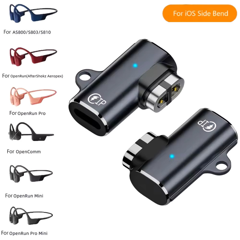 USB Magnetic Charging Cable for After-Shokz Aeropex Open Run/Comm Headphone lot gallery