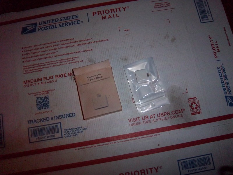 APPLE LIGHTING TO 30-PIN ADAPTER FOR IPHONE 5 #2 gallery