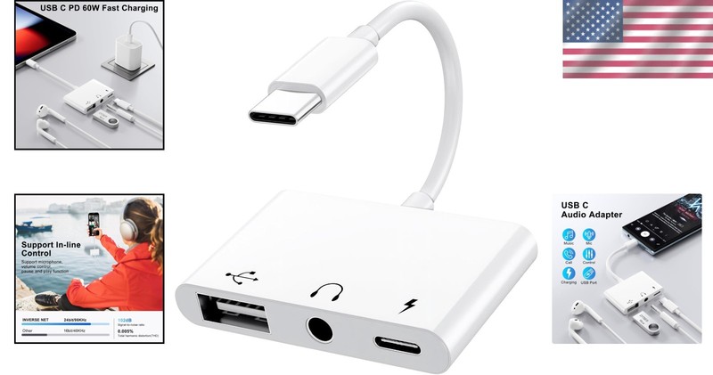 USB C OTG Adapter for iPhone 17/16/15 & Samsung Galaxy gallery