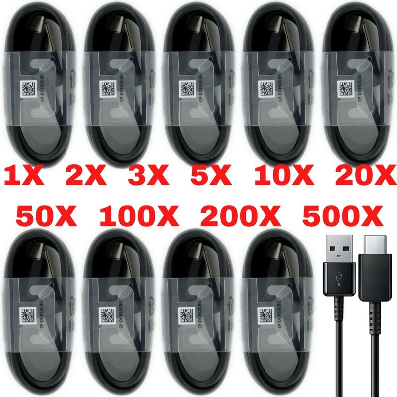 Wholesale For Samsung Galaxy Android Fast Charger USB Type-C Cable Charging Cord