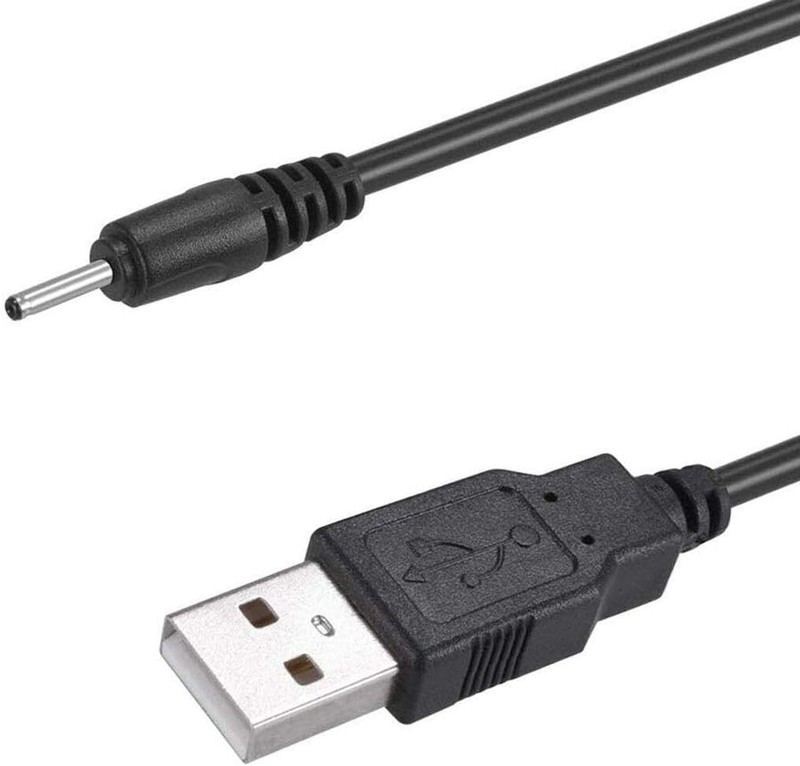 Usb To Dc 2.0mm Cable 50cm Usb Type A Male To Dc 2.0mm X 0.6mm 5v Dc Barrel Jack