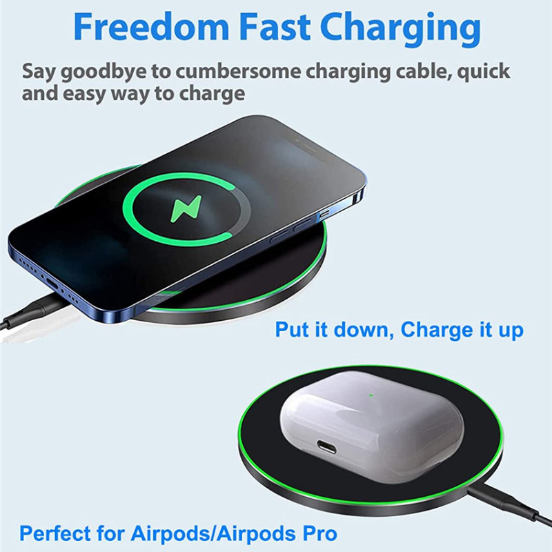 65W Wireless Fast Charger Charging Pad Dock For iPhone 17e 16 15 Pro Max 14 13 gallery