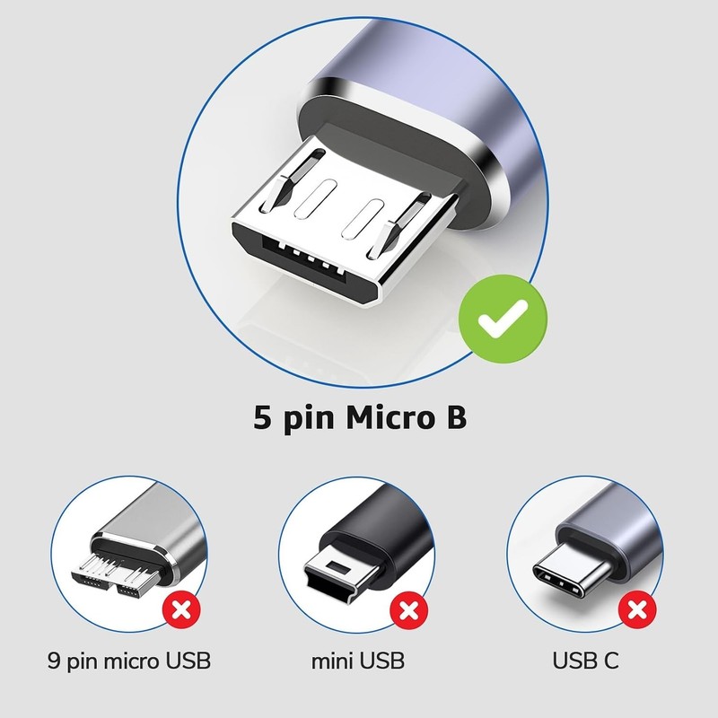 USB Type C to Micro USB Cable, 3FT Braided for Fast Data Transfer and Charging gallery
