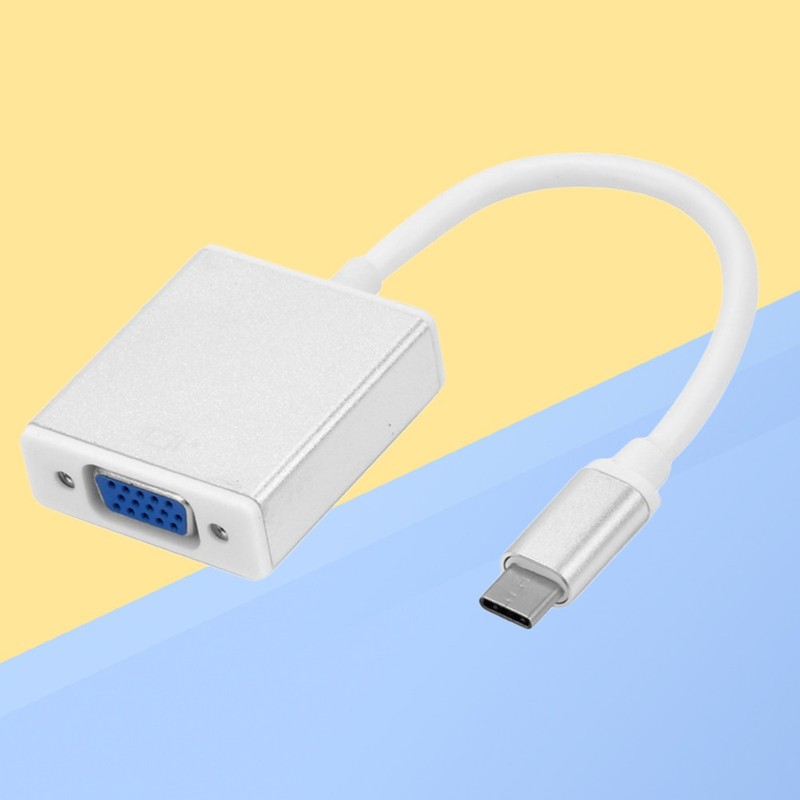Computer Cable Adapters Display Cord for Monitor Type-c Vga Converter Usb-c gallery