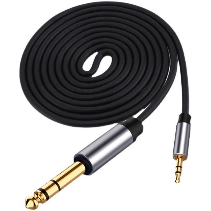 Flexible 3.5mm to 6.35mm Audios Cord for Tablet Recording Equipment Cord gallery