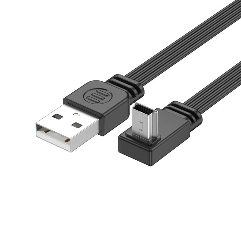 480Mbps Data Transfer USB To Mini USB Flexible Wire Line For Car Monitors