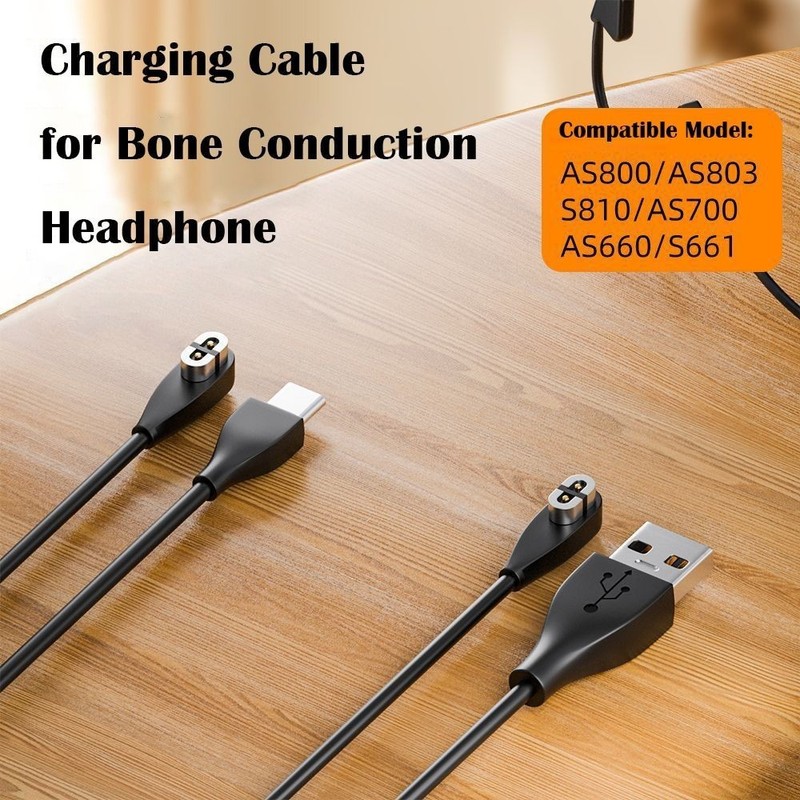 Magnetic Charging Cable Cord For Wireless Bone Conduction Headphones Charger gallery