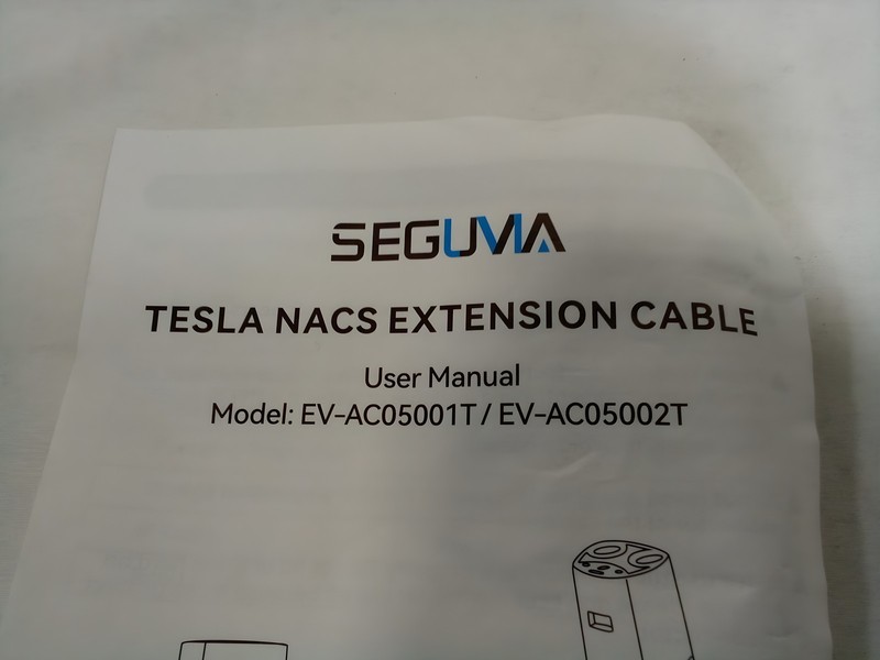 SEGUMA Tesla NACS Extension Cable EV-AC05002T 50A 21ft 240V New Other