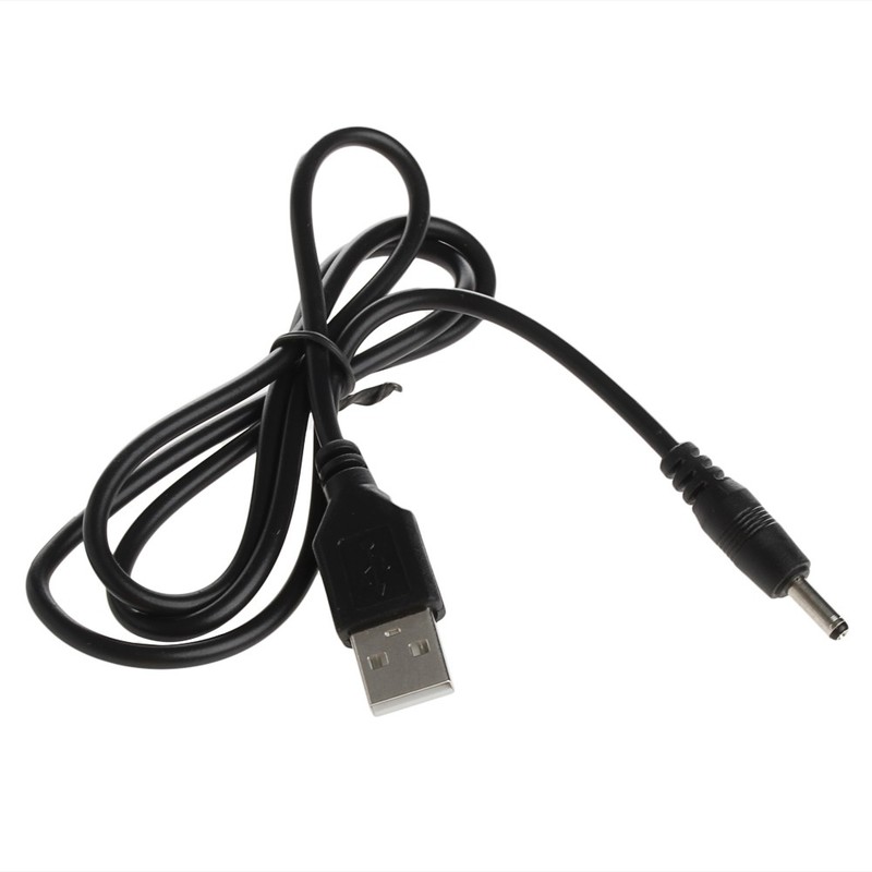 USB to DC 3.5mm Charging Cord Power Cable for Desk Lamps Small Fans Power Ba