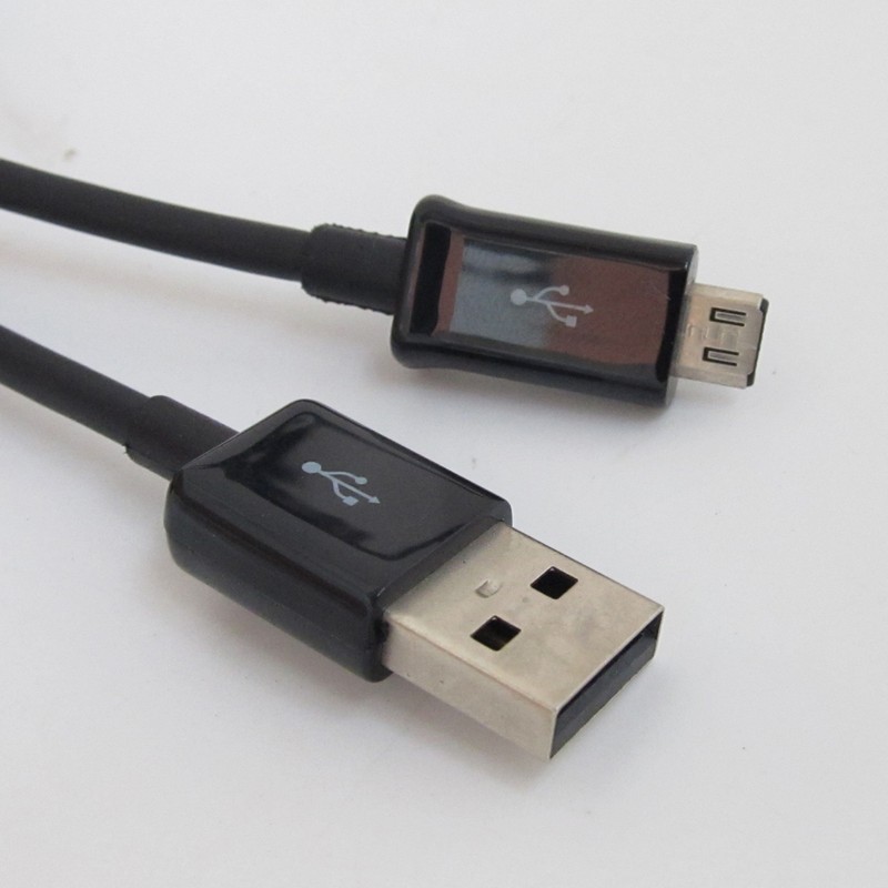 1pc 1M USB2.0 A Male to Micro 5pin Male M/M Charging Data Cable Original Samsung