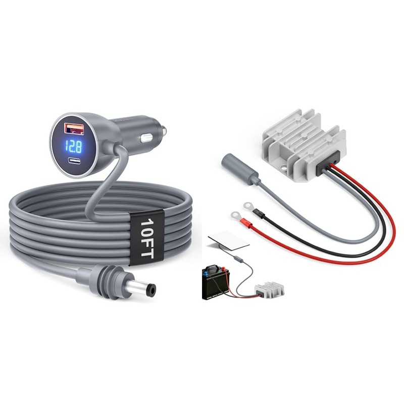 Starlink Mini Cable Car Charger 10FT Power DC 12V Heavy Duty Supply Cord