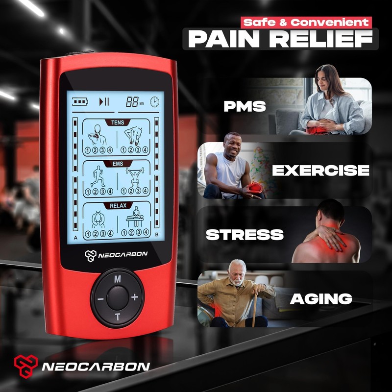 TENS Unit Muscle Stimulator, EMS Massager Machine for Shoulder, Nec... Fast Ship gallery