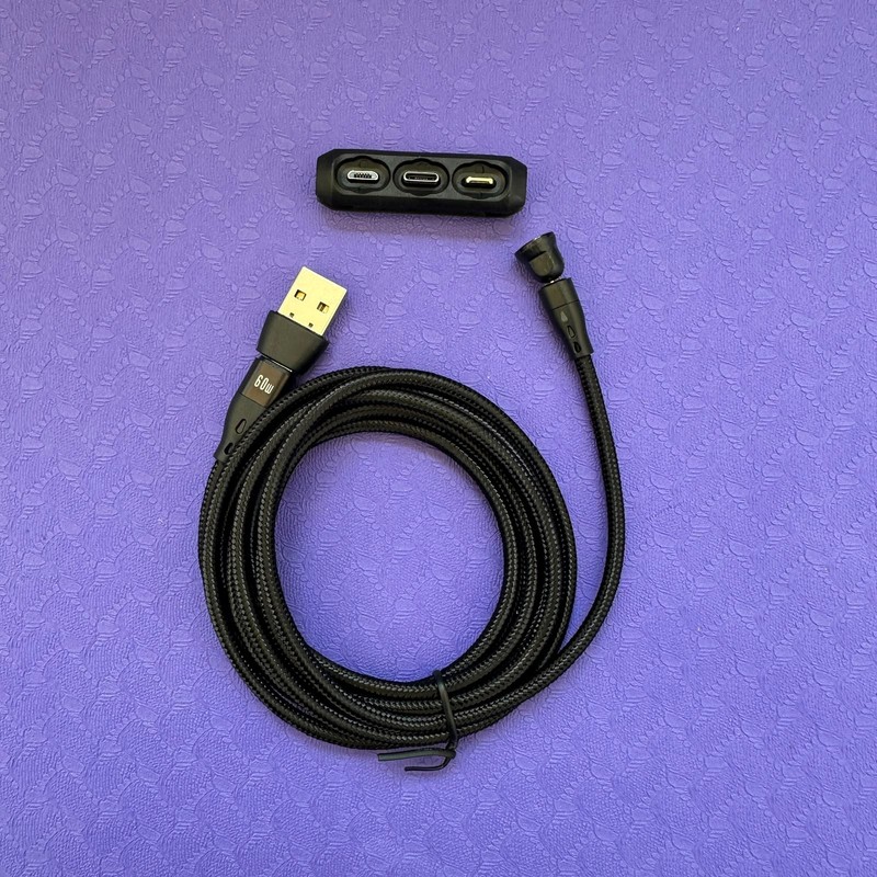 3 In 1 Magnetic Fast Charging USB Cable Phone Charger for iPhone Type-C Micro gallery