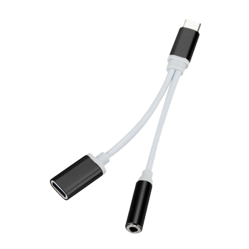 USB Type C To 3.5mm Aux Audio Charging Cable Adapter Splitter Headphone Jack US gallery